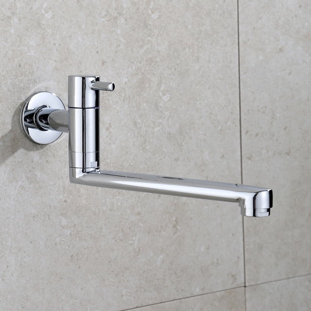 Robinet de Piscine Rotatif 25cm pour Évier de Cuisine Mural Prolongé