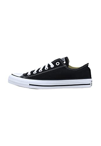 Converse Espadrilles All Star Ox Noires pour Hommes et Femmes, Noir, 7.5 us
