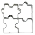 thumbnail image 1 of Moulds for Home Kitchen Create and Bake Handmade Cookie Cutter Puzzle Set for DIY Baking and Shaping Dessert 4PCS, 1 of 7