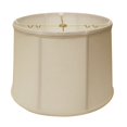 thumbnail image 1 of Cloth & Wire SI79723 Slant Retro Drum Softback Lampshade with Washer Fitter, Vanilla, 1 of 2