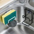 thumbnail image 3 of Sink Sucker Drain Rack Sponge Storage Holder Kitchen Soap Stand Dish Cloth Shelf, 3 of 6