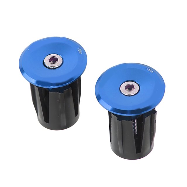 Handlebar Plug, 15 To 24mm Bike Grip Plug For Road Bikes Blue