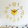 thumbnail image 4 of Lefu 3D Frameless Wall Clock, Silent DIY Wall Clock Number Wall Stickers Home Decor, 4 of 9