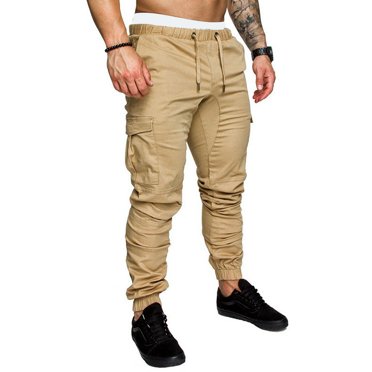 Pantalons Décontractés pour Hommes Pantalons Stretch Slim Slim Fit Sport