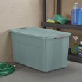 thumbnail image 3 of Sterilite  132 L Latch Tote- Aqua, 3 of 3