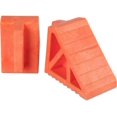 thumbnail image 4 of PinesC Wheel Chocks 2-Pack - Parking Block Set with 3 Ton Capacity - Wheel Chocks for RV Trailer, Motorcycle, Camper, Trucks, or Cars (Orange), 4 of 5