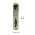 thumbnail image 2 of EGNMCR Perfume Filled Water Bottling Portable Sample Spray Bottle Presseds Mini Cosmetics Empty Split bottle, 2 of 2