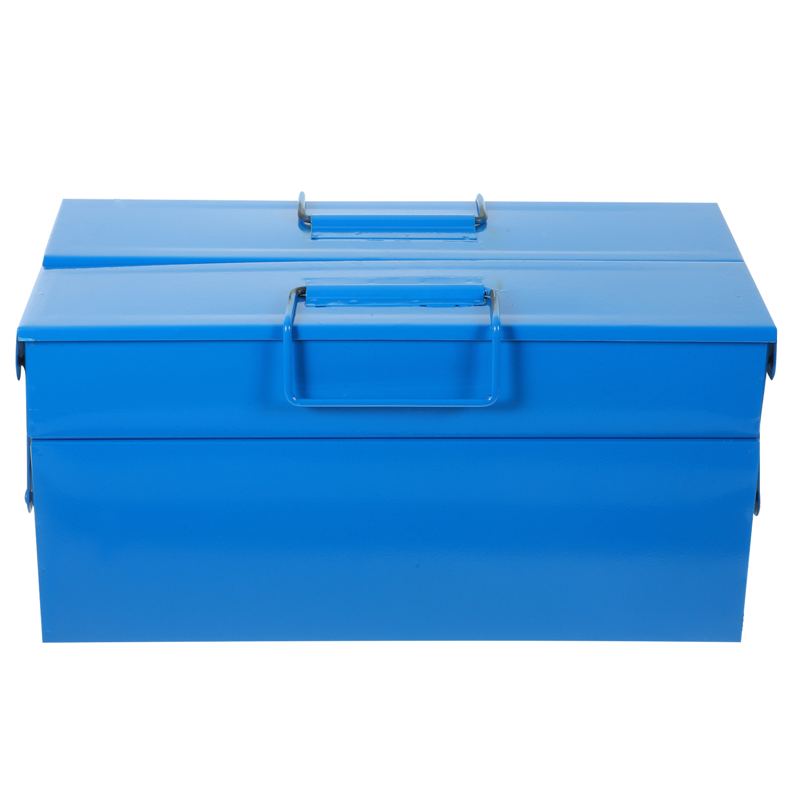 1pc Multi-use Tool Handy Box Double-layer Iron Storage Box Folding Tools Case