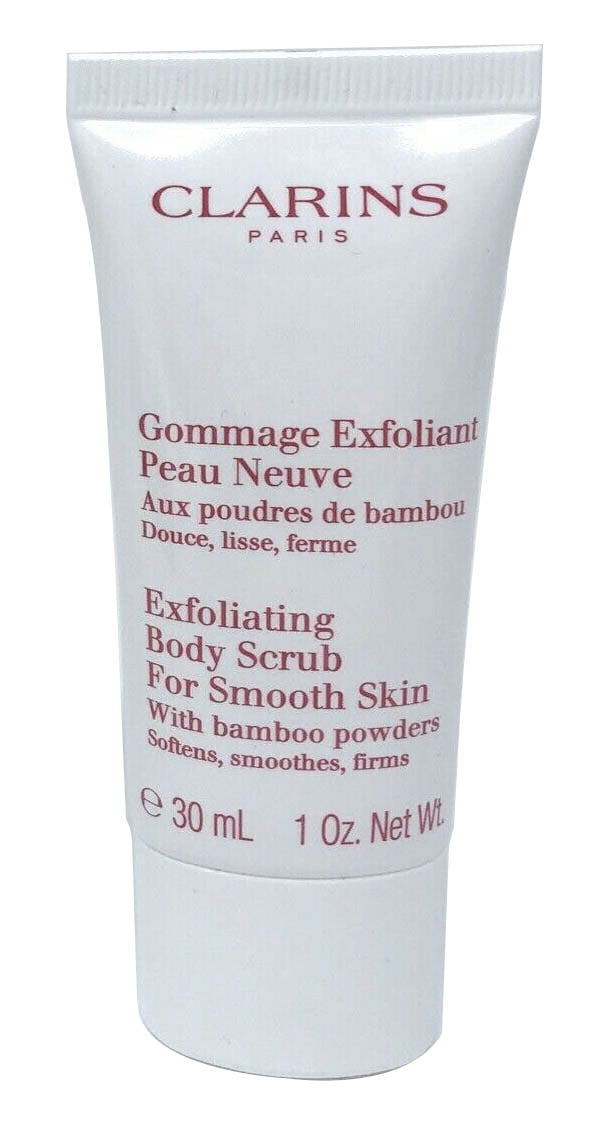 CLARINS EXFOLIATING BODY SCRUB FOR SMOOTH SKIN WITH BAMBOO POWDERS 1.0 OZ - NEW