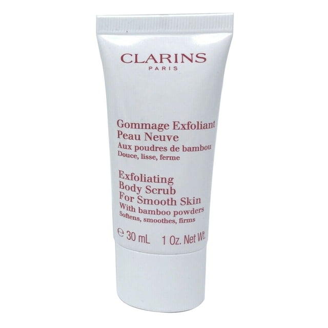 CLARINS EXFOLIATING BODY SCRUB FOR SMOOTH SKIN WITH BAMBOO POWDERS 1.0 OZ - NEW