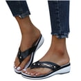 thumbnail image 4 of Sandales Décontractées de Mode pour Femmes, Sandales de Plage d'Extérieur, Pantoufles Compensées de Plage, 4 of 9
