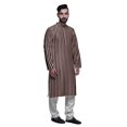 thumbnail image 2 of Atasi Party Wear Kurta Pajama For Men Mandarin Collar Ethnic Printed Kurta Set, 2 of 5