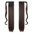 thumbnail image 1 of Queue de Cheval Droite, Marron Longue Simulation Nettoyable pour Femme pour Quotidien, 1 of 8