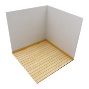 Milaget 1/12 Scale Backdrop Organizer Display Collection for Action Figures Dolls Modern