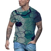 Ketyyh-chn99 T-shirts homme T-Shirt couleur unie T-T-shirt T-shirt coton casual pour les hommes bleu foncé, M