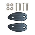 thumbnail image 3 of 2x Mirror Block Off Plates Aluminum Easy to Install for CBR1000rr grey, 3 of 9