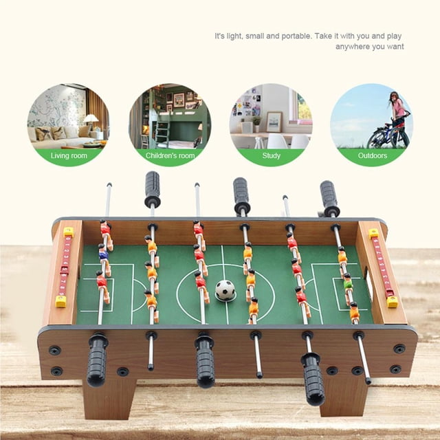 stanreset Football Table Games Table Top Foosball Family Fun Game Football Soccer Indoor Game Tabletop Soccer Game Desktop