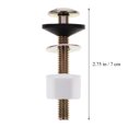 thumbnail image 2 of OFFIGAM 2Pcs Toilet Tank Bolts Replacement Kit with Washers Universal for Most Standard Toilets, 2 of 7