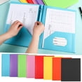 thumbnail image 5 of Red Plastic Folder With Pockets Letter Size File Folder Document Organizer For Office School Supplies Heavy Duty Portfolio With Card Slot, 5 of 5