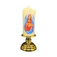 thumbnail image 2 of Lipstore Candle Light Prayer Waterproof Pillar Light for Decoration Religious Wedding Jesus, 2 of 8