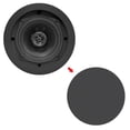 thumbnail image 3 of Pyle Haut-Parleurs Muraux Plafonniers - Paire de 5,25 Pouces de Haut-Parleur Caisson de Basses Mi-Basse Bidirectionnel 1`` Tweeter en Dôme Polymère, Conception Encastrée avec Réponse en Fréquence de 80Hz - 20kHz et Pic de 150 Watts, Installation Facile - PDIC51RDBK, 3 of 5