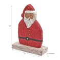 thumbnail image 2 of Christmas Mango Wood Santa On Base, 2 of 3