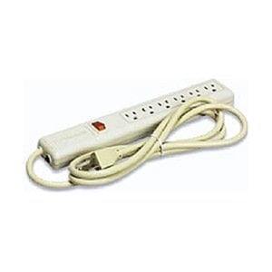 Multi-Outlet Power Unit, 15A, 12" L, 6 Outlets, 15' Cord
