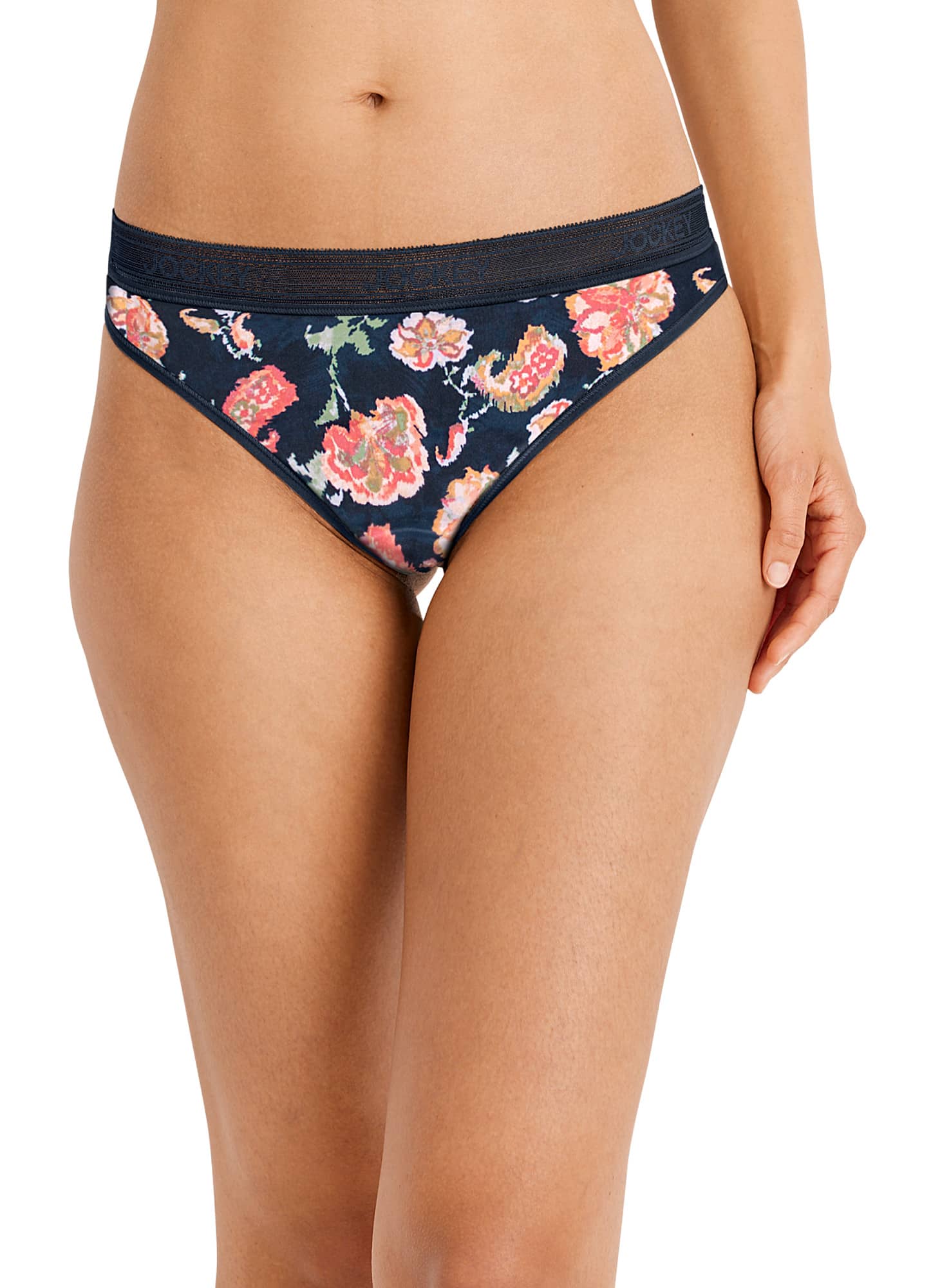 Jockey  Worry Free Microfiber Light Absorbency Thong