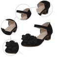 thumbnail image 4 of Princess High Heels Dress Shoes for Girls Little Big Kids Lace Flower Dance Performance Pumps Party Prom, 4 of 7
