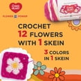 thumbnail image 4 of Red Heart® All In One Flower Power™ #4 Worsted (Medium) Acrylic Yarn, 8.8oz/250g 417 Yards, 4 of 5