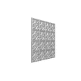 thumbnail image 2 of Tuile de Plafond en Faux Étain PVC à Coller 2'x2', Argent, Échantillon, 2 of 4