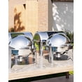 thumbnail image 2 of Ensemble de Buffet à Réchaud 6 Qt, Serveur de Buffet à Dessus Roulé en Acier Inoxydable, Réchaud Commercial pour Traiteur (Poêle Format Double), 2 of 7