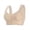 Coffee, variant on ManxiVoo Front Closure Wireless Bra for Women Comfortable Soft Fabric Support Easy Wear Everyday Comfort L Size Light Blue