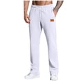 thumbnail image 1 of BLCHUNen Mens Sweatpants Fleece Drawstring Elastic Waist Straight Leg Athletic Gym Running Sports Workout Pants, 1 of 4