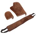 thumbnail image 3 of 3pcs / set Back Tanning Applicator Tanning Cream Lotion Mousse Oil Application Gloves, 3 of 14