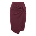 thumbnail image 1 of letairis New Skirts Premium And Classic And Stylish For All Occasions Comfortable To Wear Polyester Winered XXL, 1 of 6