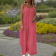 thumbnail image 2 of Wlynlyn Plus Size Jumpsuits for Women Sleeveless Rompers V Neck Baggy Wide Leg Trousers Overalls Size XL, 2 of 7