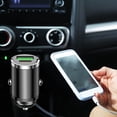 thumbnail image 4 of Fast Charging Car Charger, Mini USB Type-C Adapter, 2 Ports with Hidden Light, Overcharge Protection for Phones & Tablets, 4 of 5