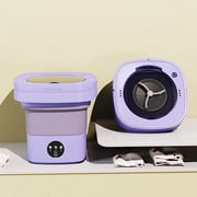 Portable Folding Washing Machine 7L Capacity | Compact Integrated Washer and Spinner | Lightweight Travel Laundry Appliance | Plug-In | Energy Efficient | Easy Operation | 1 Unit | Plastic Resin