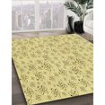 thumbnail image 3 of Ahgly Company Tapis d'Intérieur Lavable en Machine Carré Transitionnel Jaune Soleil, 3 Pieds Carré, 3 of 7
