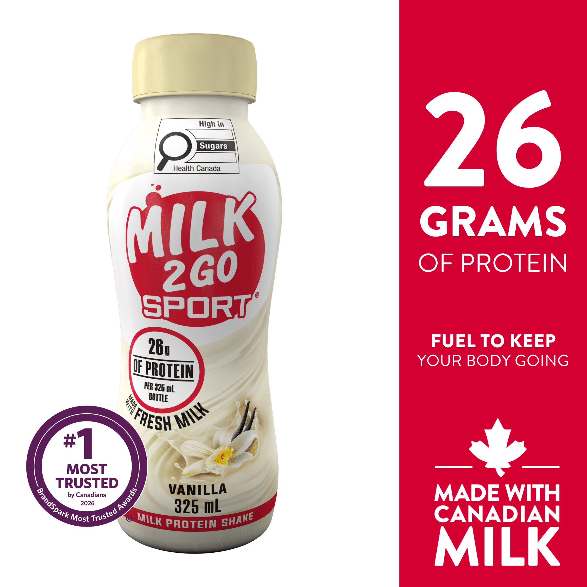Milk2Go Sport Vanilla Milk Protein Shake