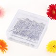 thumbnail image 3 of MasteelfCA 100pcs 32mm Wig Making Set Stainless Steel Wig T with Plastic Box for Wigs Sewing Blocking and Knitting, 3 of 7