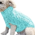 thumbnail image 1 of Fashiom Pets Solid Winter Dog Sweater Knitted Warm Sleeveless Pet Clothes, 1 of 9