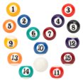 thumbnail image 2 of Billiard Table Accesssory,16PCS Eco‑friendly Resin Mini Resin Billiard Ball CM Billiard Ball High Capacity, 2 of 8