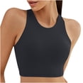 thumbnail image 3 of Sentmoon Womens Bikini Top Curvy Women Bathing Suits Tummy Control Push Up Solid Color Oversized Spaghetti Strap Backless Swimsuits Women Summer Beach Necessities, 3 of 9