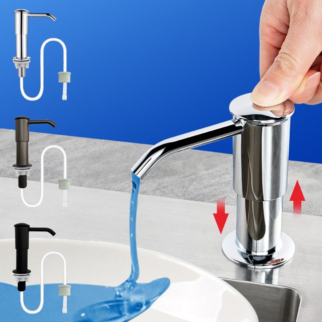 Vaidha Sink Soap Extender Household Detergent Press Kitchen Sink Detergent Press Pump Head Extension Tube Heightened Version