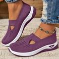 thumbnail image 2 of Dakaela Chaussures Orthowalk pour Femmes 2025 Confortables en Maille Tissée d'Été Décontractées pour Course Jogging Espadrilles, 2 of 6