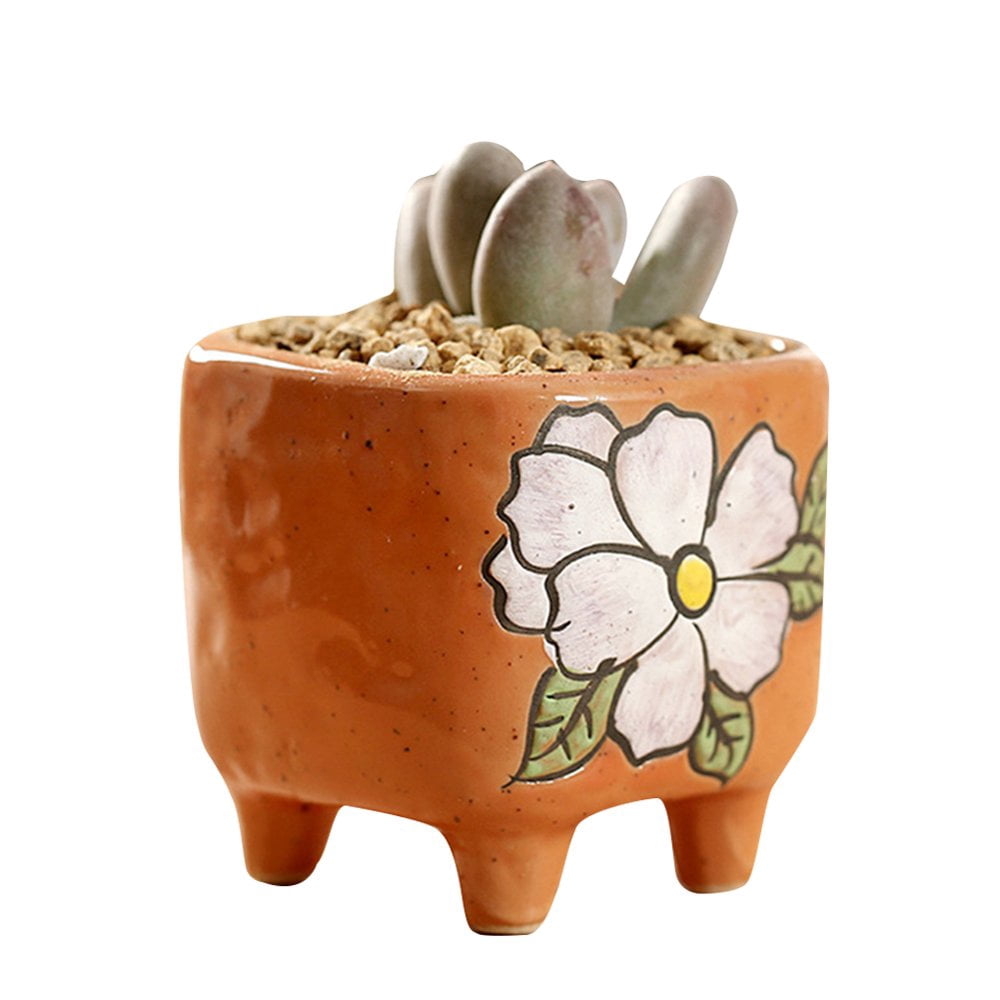 PENGXIANG Succulent Pots Plant Pots Garden Pots Ceramic Flower Pots Planter Outdoor Garden Home Decoration