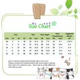 thumbnail image 4 of CBFFDC Puppy Skirt Breathable Mesh Dog Dress Striped Print Buttons Decor Ruffled Hem Contrast Color Patchwork Puppy Summer Skirt, 4 of 6