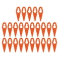 thumbnail image 1 of Lawn Mower Replacement Blades, Good Stability Plastic Trimming Blade  For Garden Devices Orange, 1 of 8